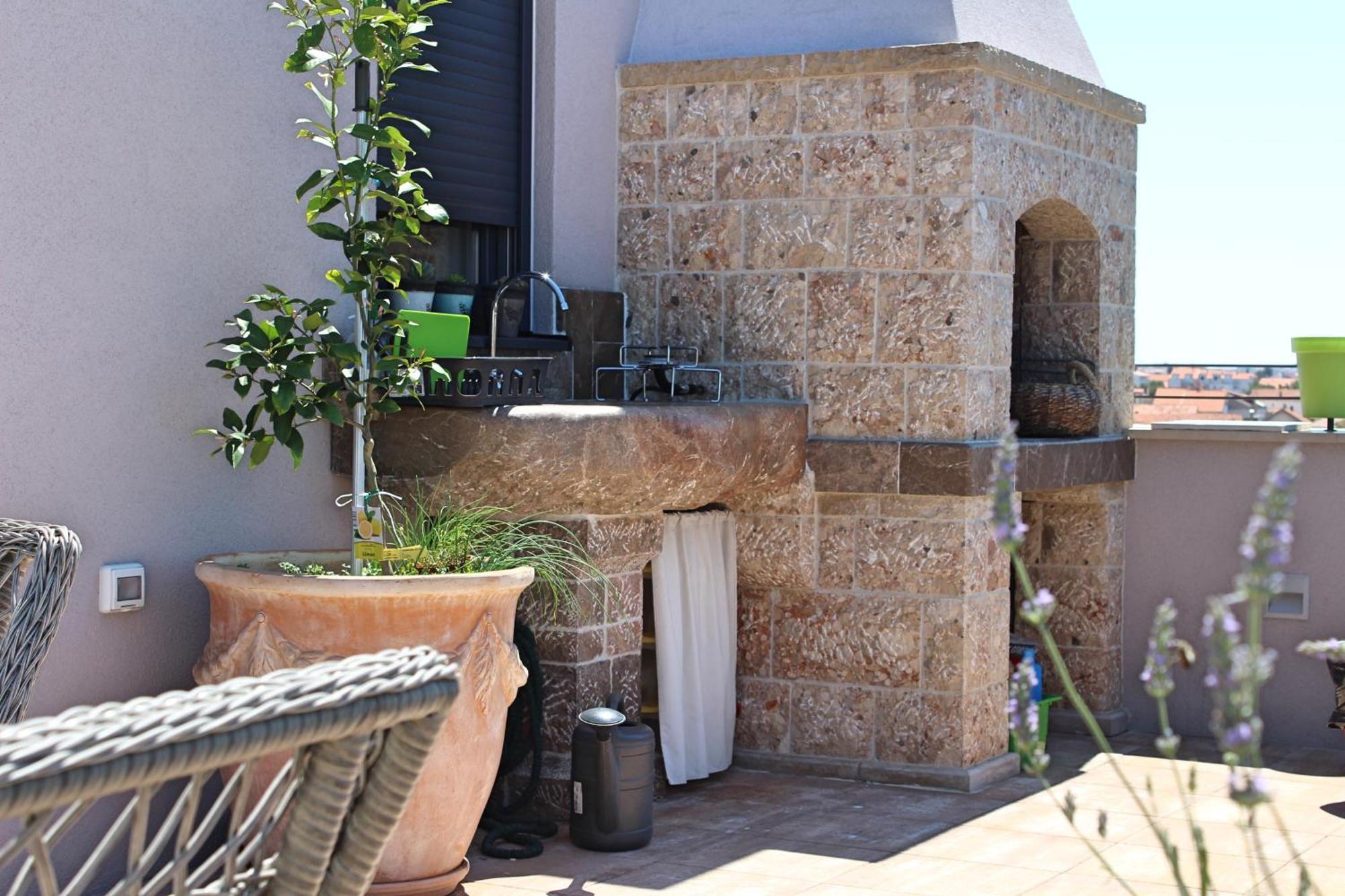 Apartment Garden Terrace Zadar Buitenkant foto